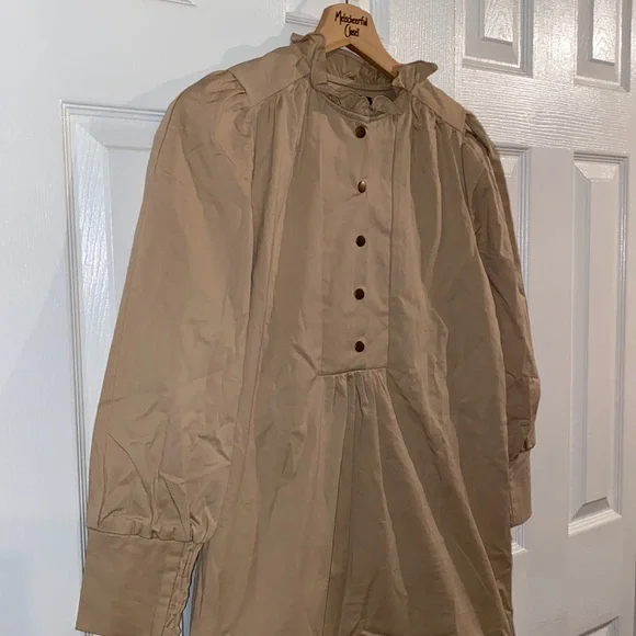 Tan Claiborne Dress POMANDER PLACE - Picture 9 of 15